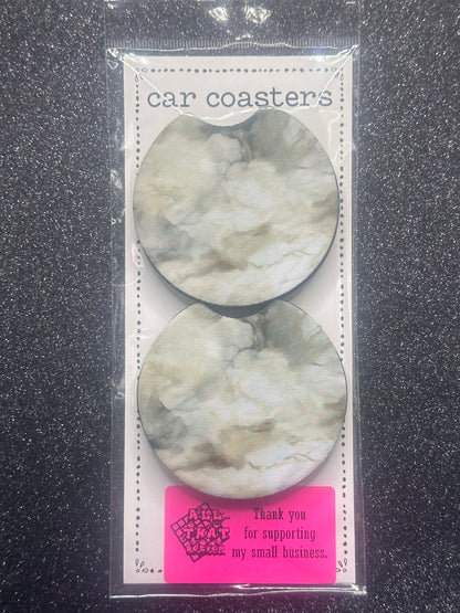 Marble Car Coasters